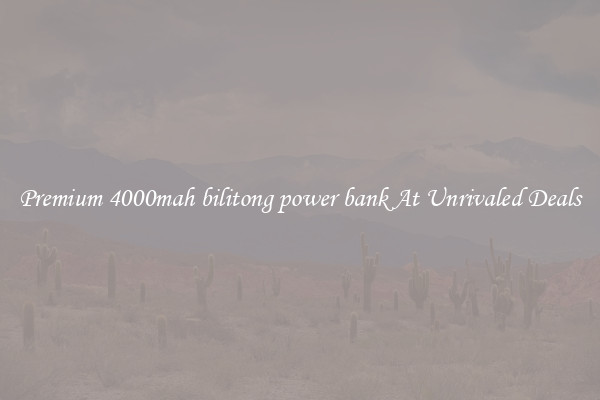 Premium 4000mah bilitong power bank At Unrivaled Deals