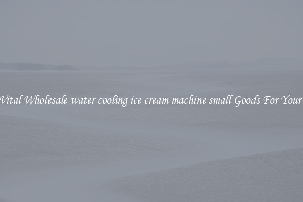 Buy Vital Wholesale water cooling ice cream machine small Goods For Your Firm