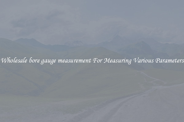 Wholesale bore gauge measurement For Measuring Various Parameters