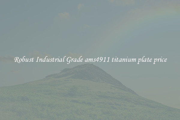 Robust Industrial Grade ams4911 titanium plate price
