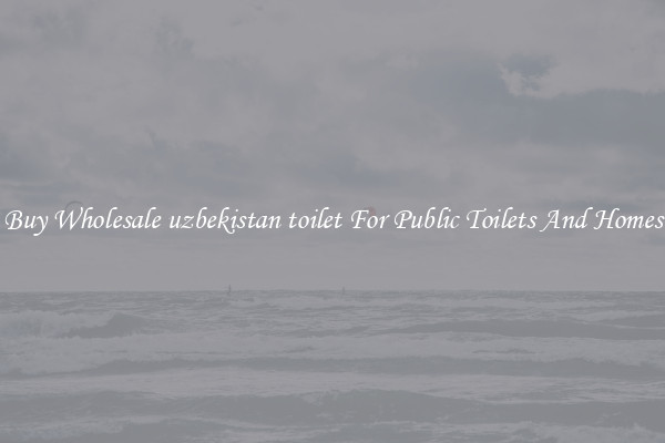 Buy Wholesale uzbekistan toilet For Public Toilets And Homes