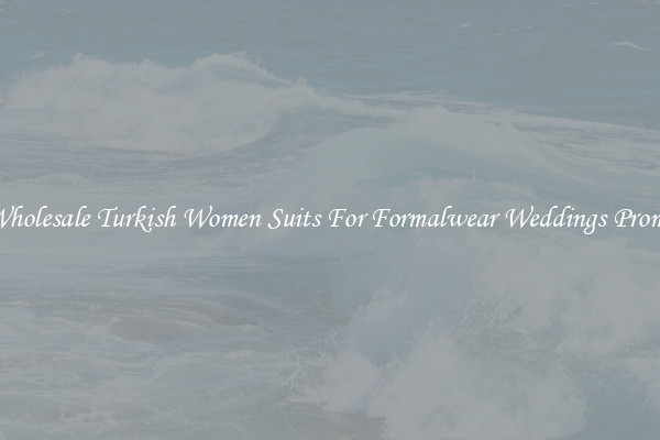 Wholesale Turkish Women Suits For Formalwear Weddings Proms