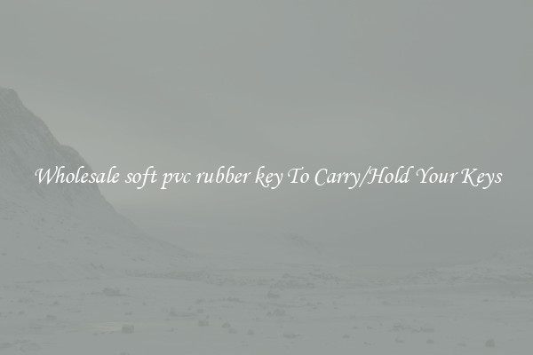 Wholesale soft pvc rubber key To Carry/Hold Your Keys