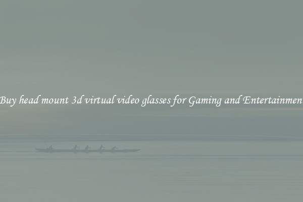 Buy head mount 3d virtual video glasses for Gaming and Entertainment