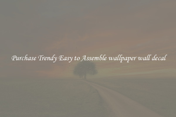 Purchase Trendy Easy to Assemble wallpaper wall decal